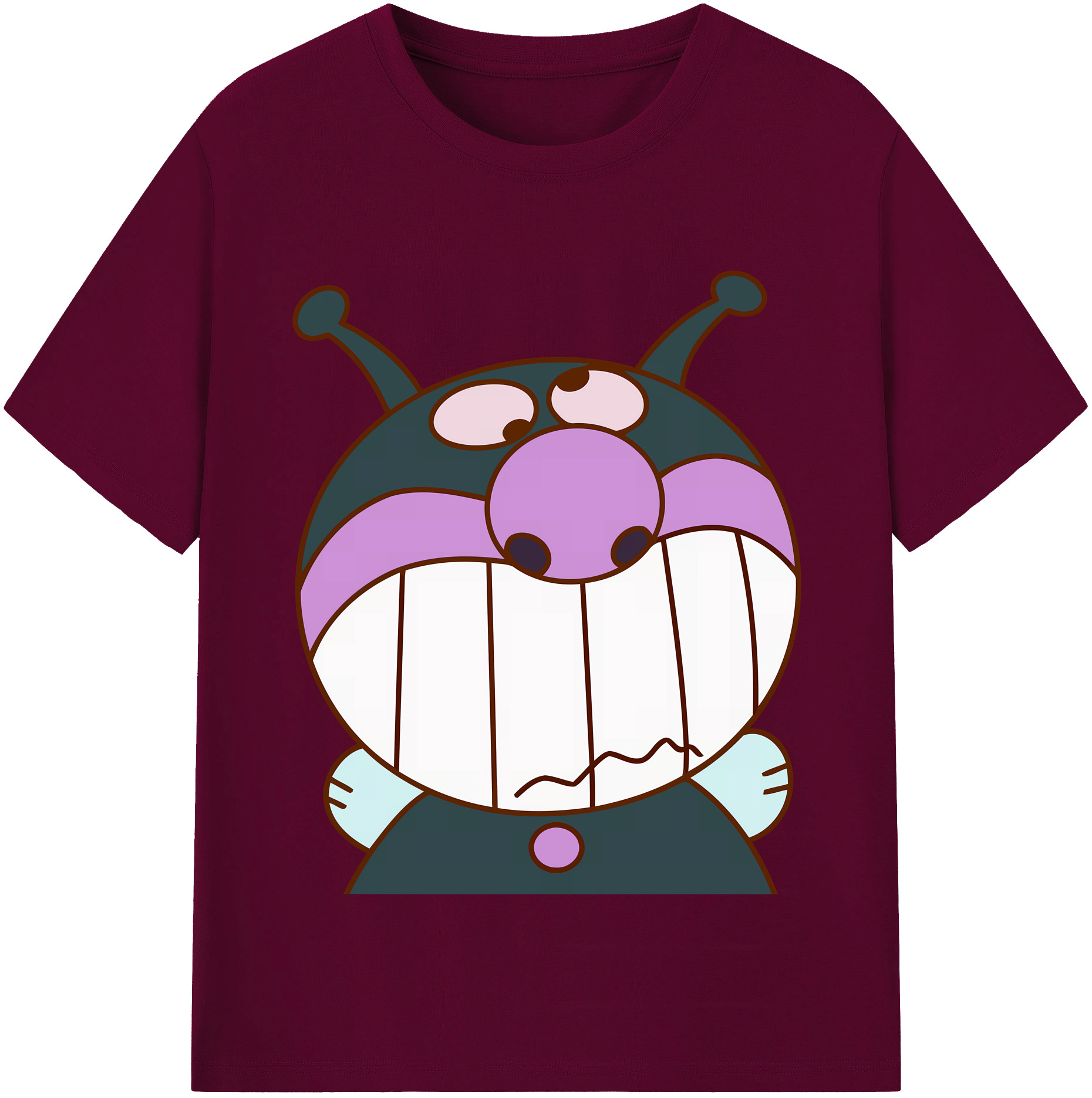 （画像用） アンパンマン Anpanman レディースカジュアルプリントTシャツ（綿100％）